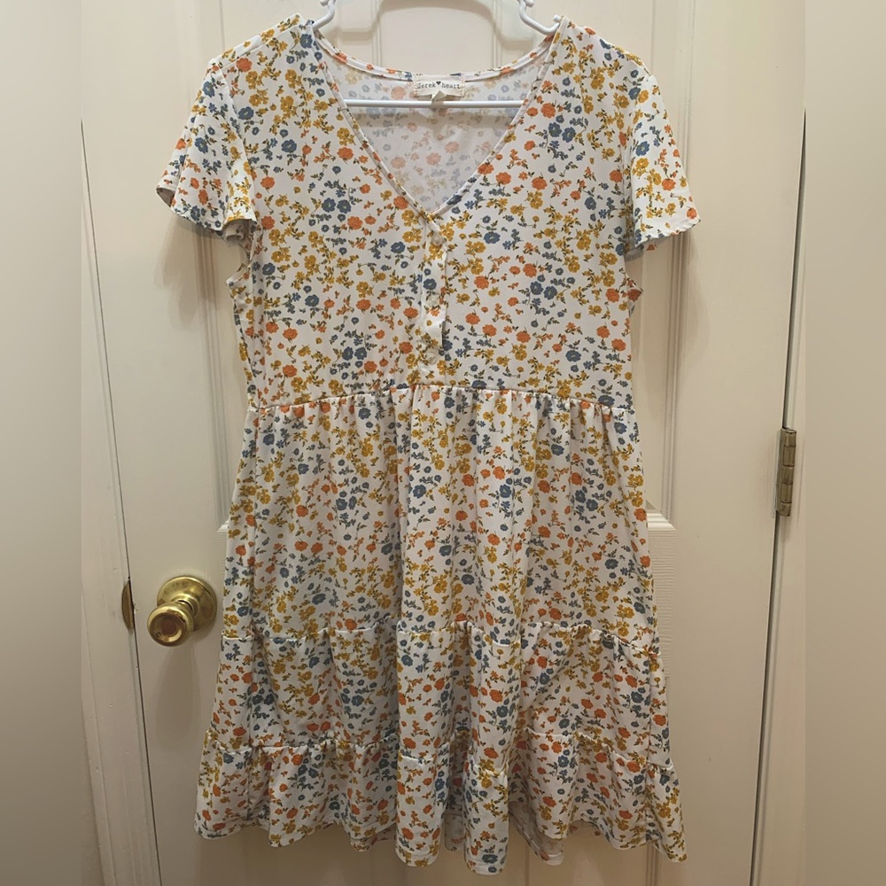 Derek Heart Floral Dress